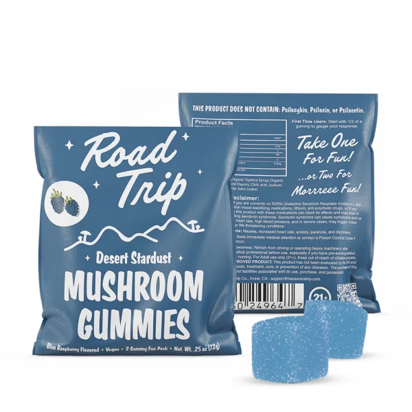 Desert Stardust Mushroom Gummies - Blue Raspberry - Image 3