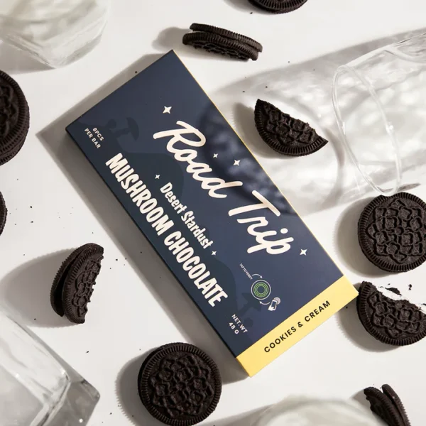 Desert Stardust Magic Mushroom Chocolate Bar - Cookies & Cream - Image 2