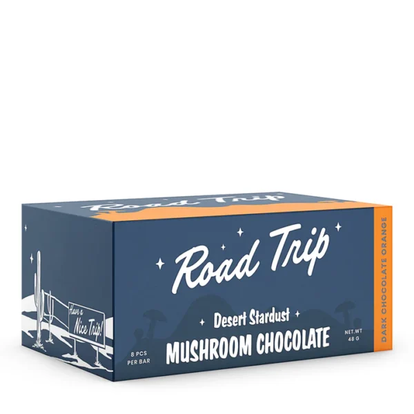 Desert Stardust Magic Mushroom Chocolate Bar - Dark Chocolate Orange - Image 3