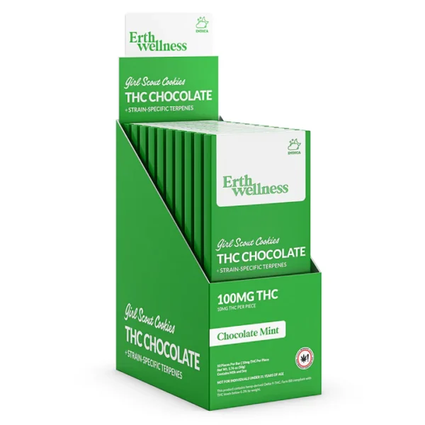Δ9 THC Chocolate Bar - Girl Scout Cookies - Strain Specific (Indica) - 100mg - Image 3