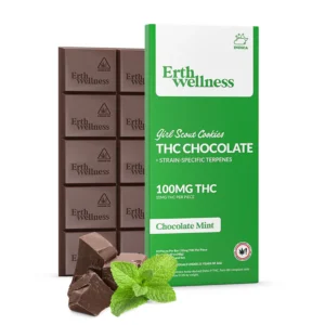 Δ9 THC Chocolate Bar - Girl Scout Cookies - Strain Specific (Indica) - 100mg