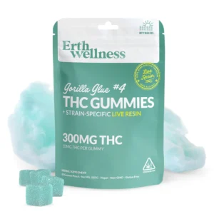 Δ9 THC Gummies - Gorilla Glue #4 - Live Resin (Hybrid) - 300mg