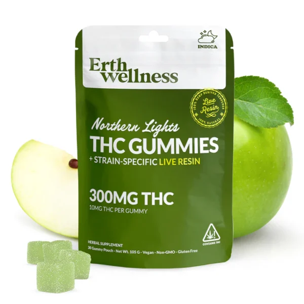 Δ9 THC Gummies - Northern Lights - Live Resin (Indica) - 300mg