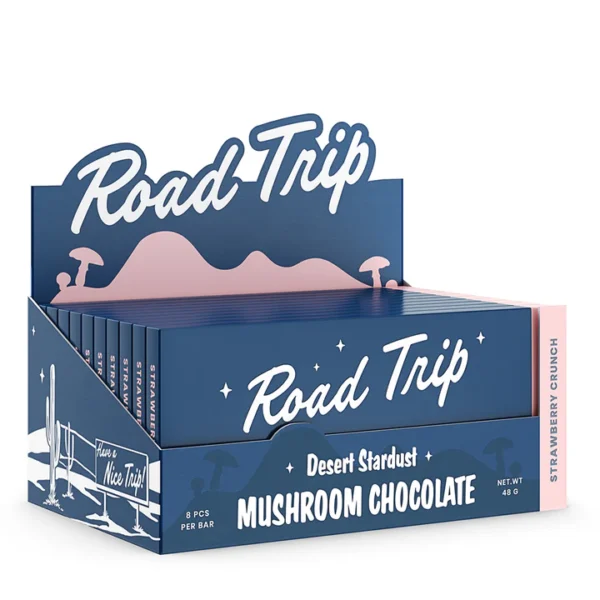 Desert Stardust Magic Mushroom Chocolate Bar - Strawberry Crunch - Image 5