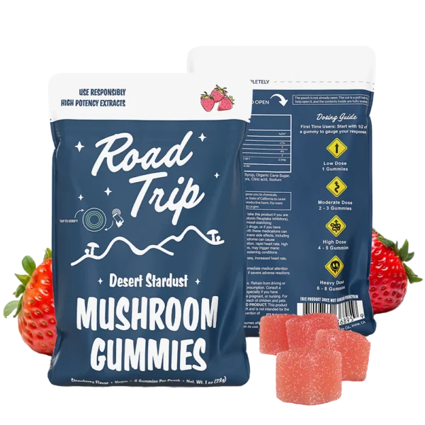 Desert Stardust Mushroom Gummies - Strawberry