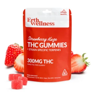 Δ9 THC Gummies - Strawberry Haze - Strain Specific (Sativa) - 300mg