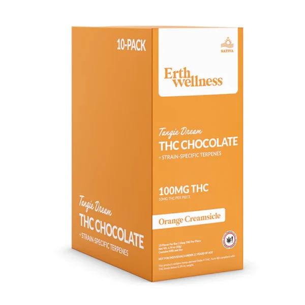 Δ9 THC Chocolate Bar - Tangie Dream - Strain Specific (Sativa) - 100mg - Image 3