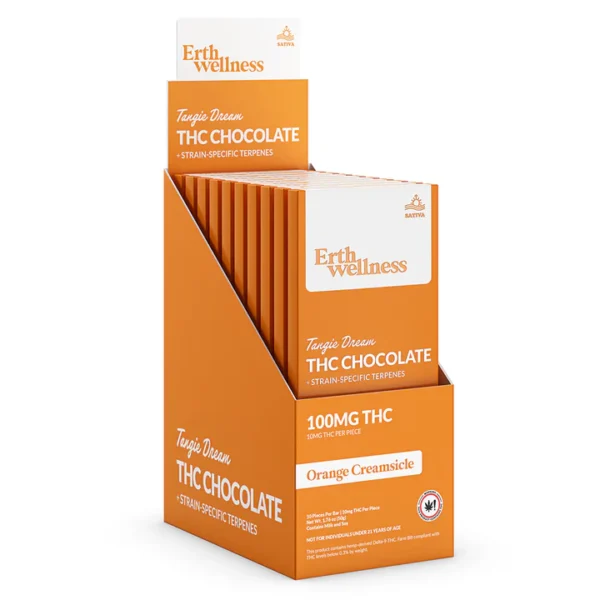 Δ9 THC Chocolate Bar - Tangie Dream - Strain Specific (Sativa) - 100mg - Image 4