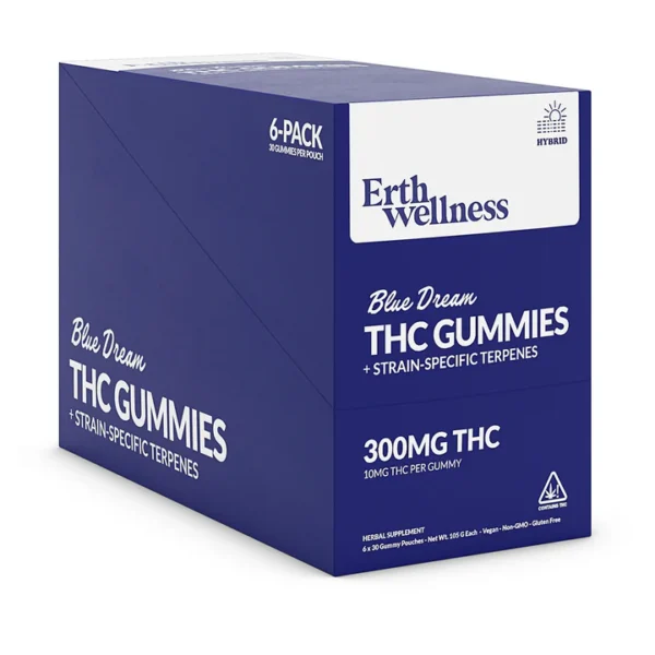 Δ9 THC Gummies - Blue Dream - Strain Specific (Hybrid) - 300mg - Image 2