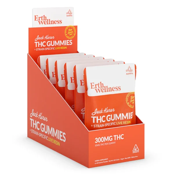 Δ9 THC Gummies - Jack Herer - Live Resin (Sativa) - 300mg - Image 2