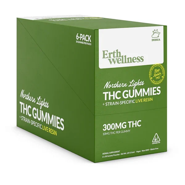 Δ9 THC Gummies - Northern Lights - Live Resin (Indica) - 300mg - Image 3