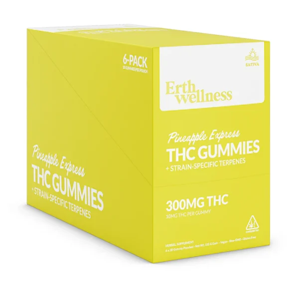 Δ9 THC Gummies - Pineapple Express - Strain Specific (Sativa) - 300mg - Image 3