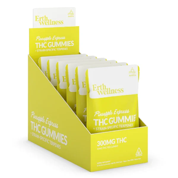 Δ9 THC Gummies - Pineapple Express - Strain Specific (Sativa) - 300mg - Image 2